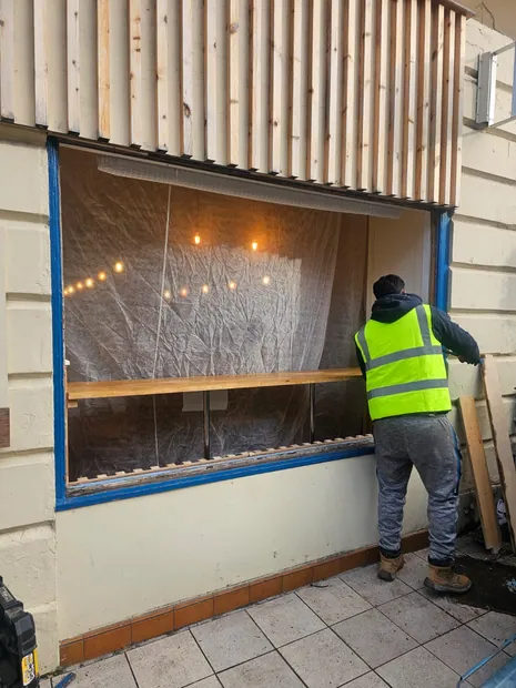 Completed commercial shopfront installation by Shutter and Shopfront