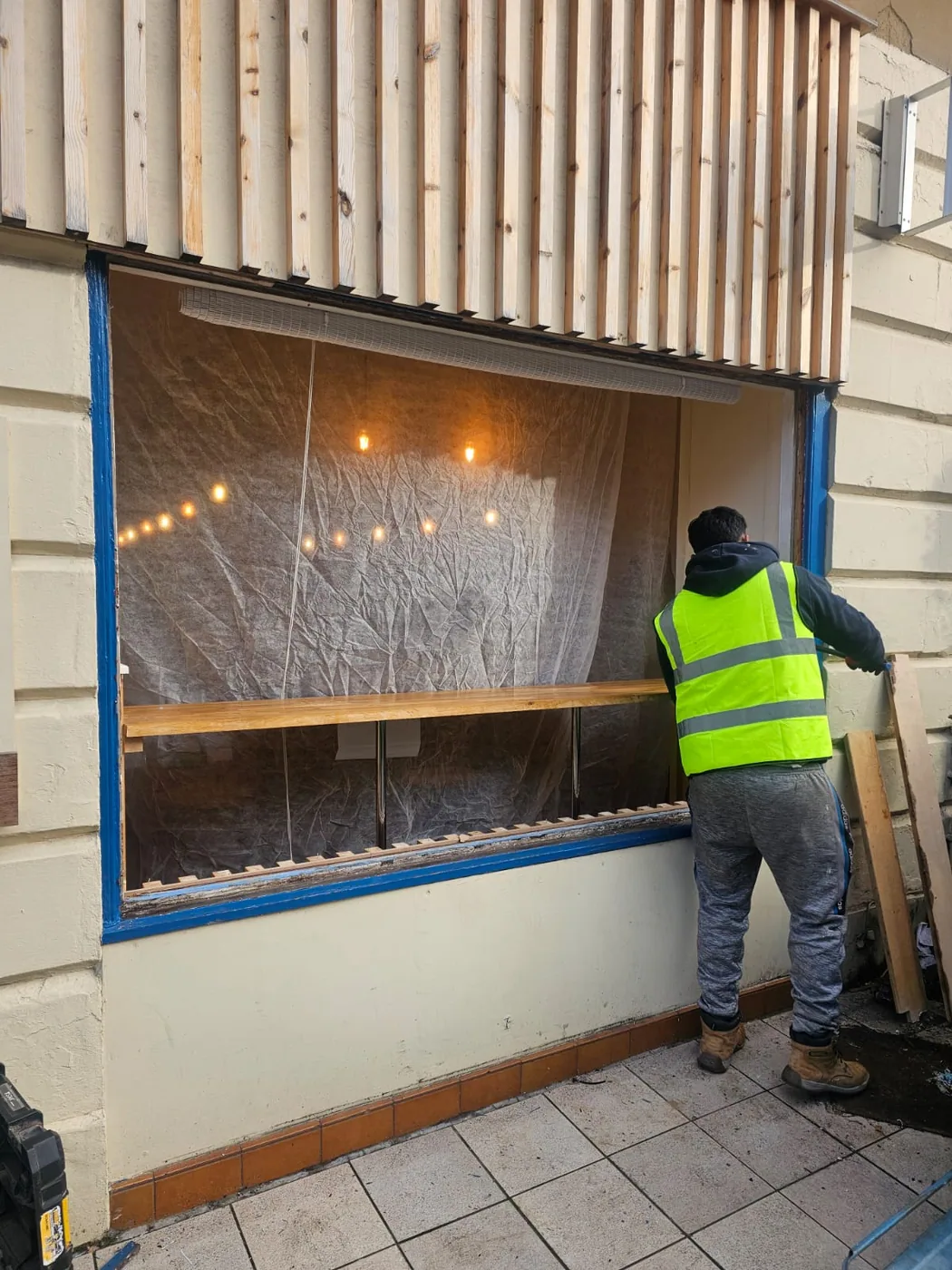 Completed commercial shopfront installation by Shutter and Shopfront