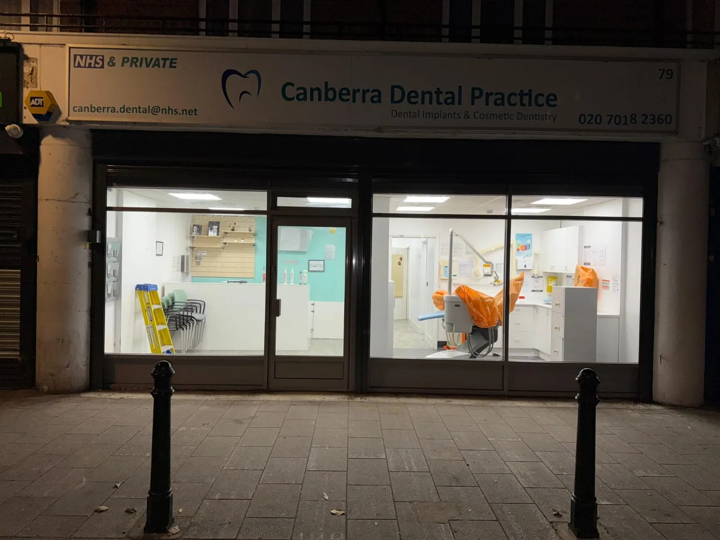 Completed commercial shopfront installation by Shutter and Shopfront